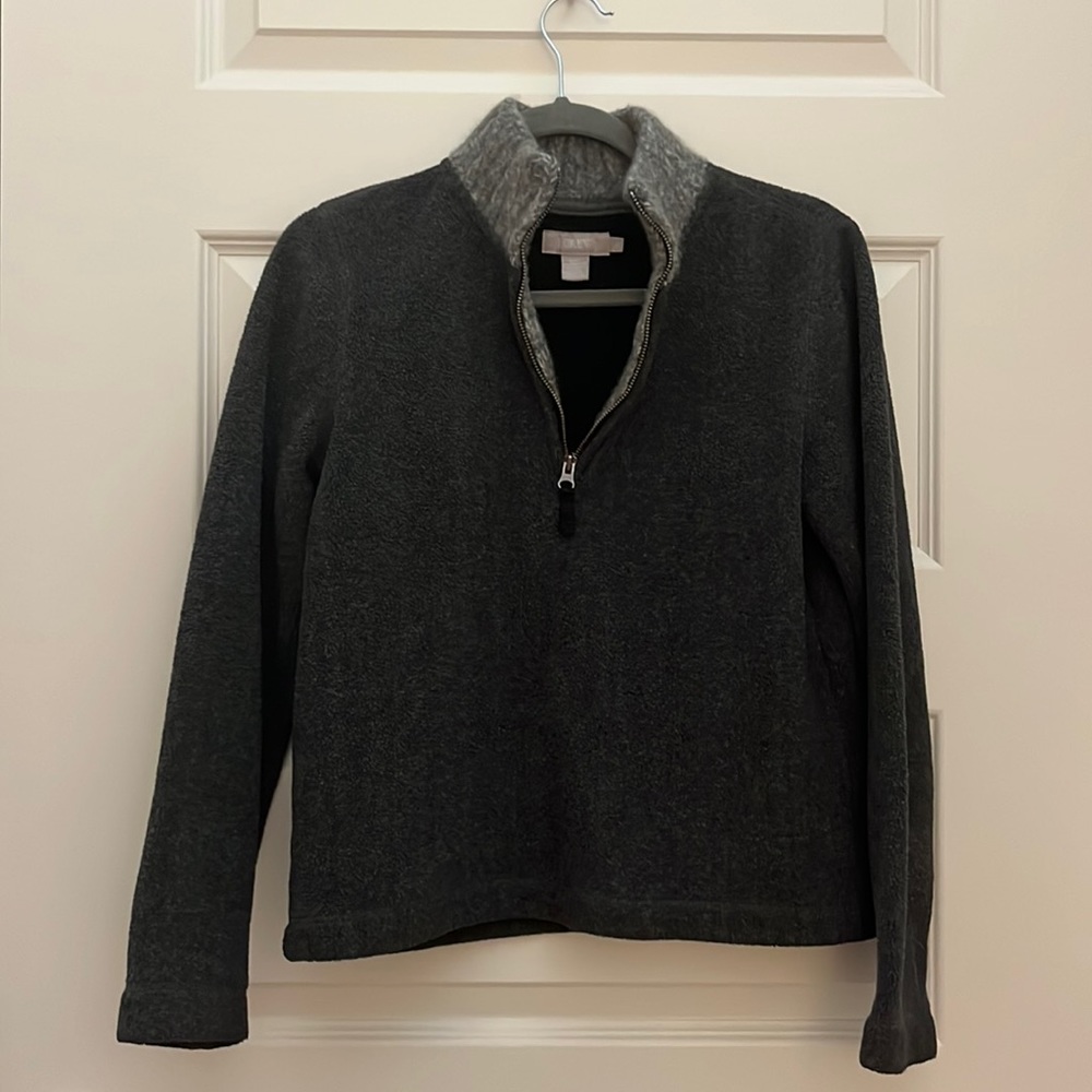 J. Crew Wool Quarter Zip Pull Over - Like New - Small